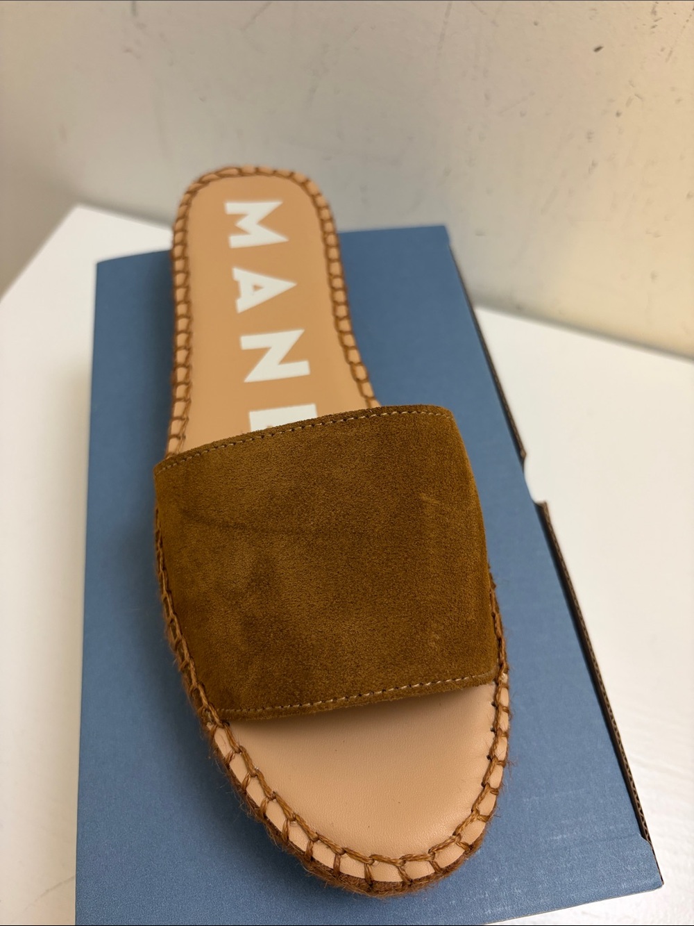 Manebí Double Sole Slides Hamptons - Almond
